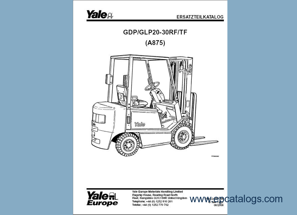 Yale forklift operators manual free
